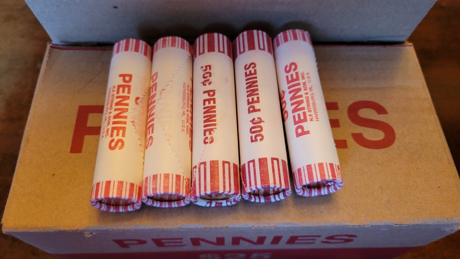 2009 Uncirculated LP-1 Early Childhood Lincoln Cent 5 BU ROLLS From Bank Box P/D