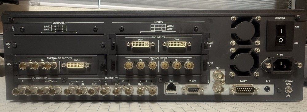 Panasonic AV-JS400AN Video Switcher 4 SDI/2 Composite or Component/2 DVI Input