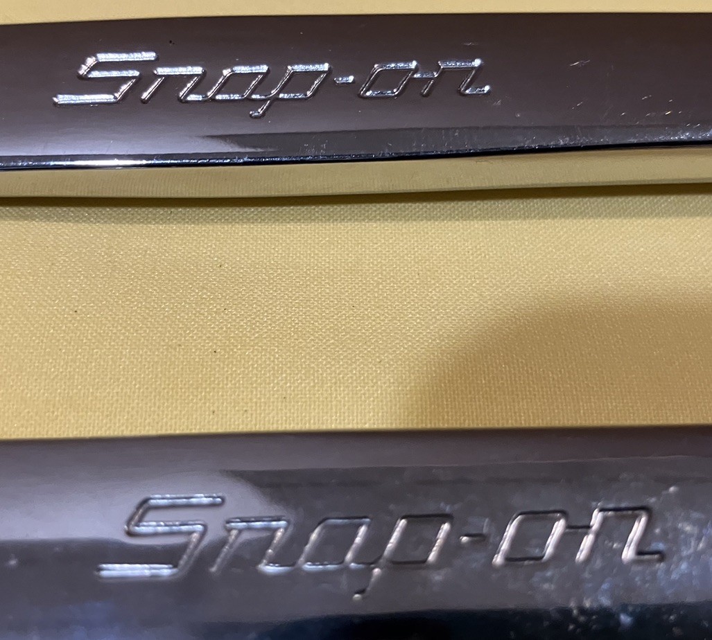 SNAP-ON TOOLS FHO12-FHO24 7 PIECE FLEX HEAD OPEN END COMBINATION WRENCH SET-NICE