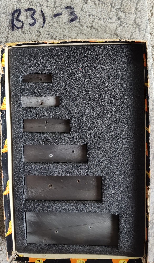 brown and sharpe adjustable parallels