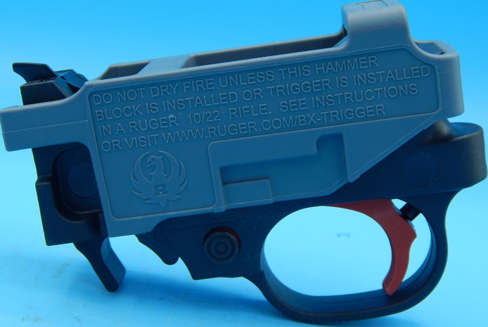 Ruger BX-Trigger RED 10/22 Rifle Charger Pistol 22LR NEW Retail 90631 Drop-In