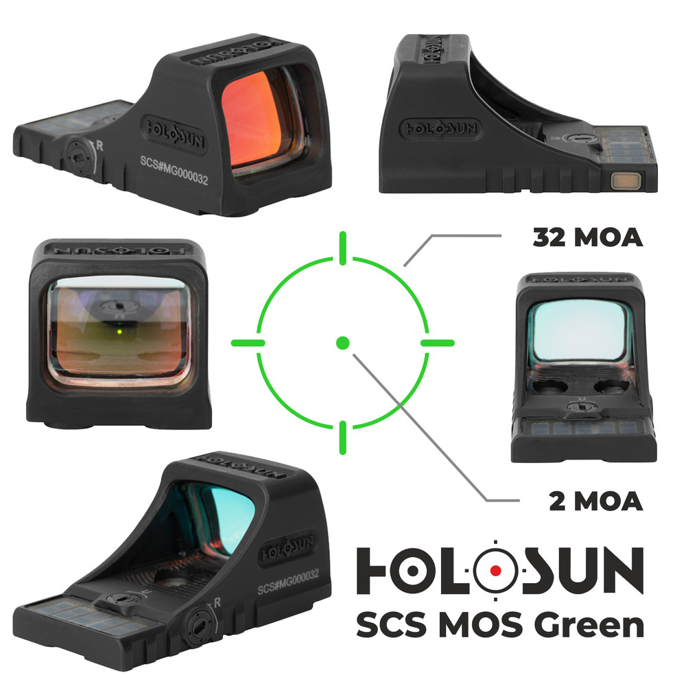 Holosun SCS-M-GR Green Multi-Reticle Reflex Sight