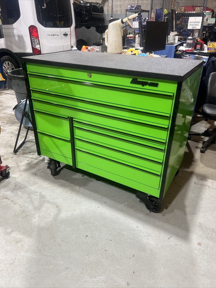 snap on box, lightly used.