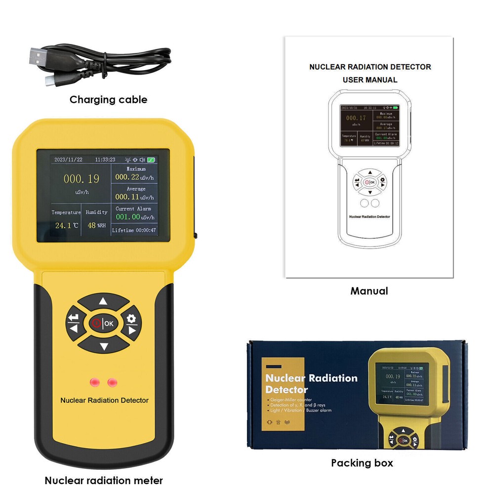 Instruments for ionizing radiation: beta particles, gamma rays, and X-rays US