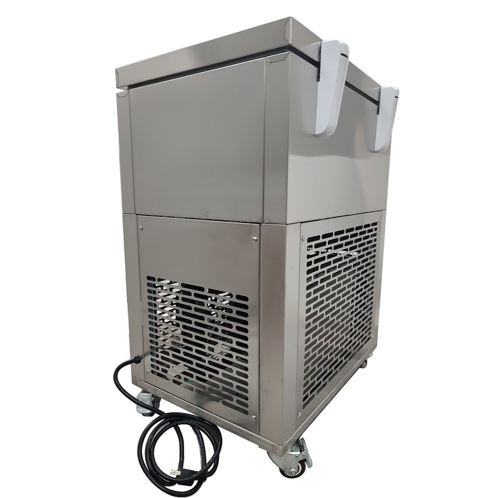 Automatic 6 Buckets Snow Ice Machine Cylindrical Ice Block Making Machine Ice B