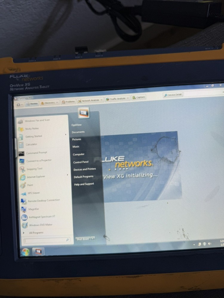 Fluke Networks Optiview XG Network Analyzer Tablet - Free Shipping