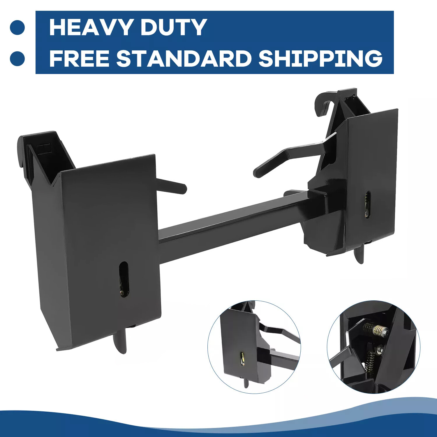 4000LBS Quick Tach Conversion Adapter Plate Attach For Global John Deere Loader