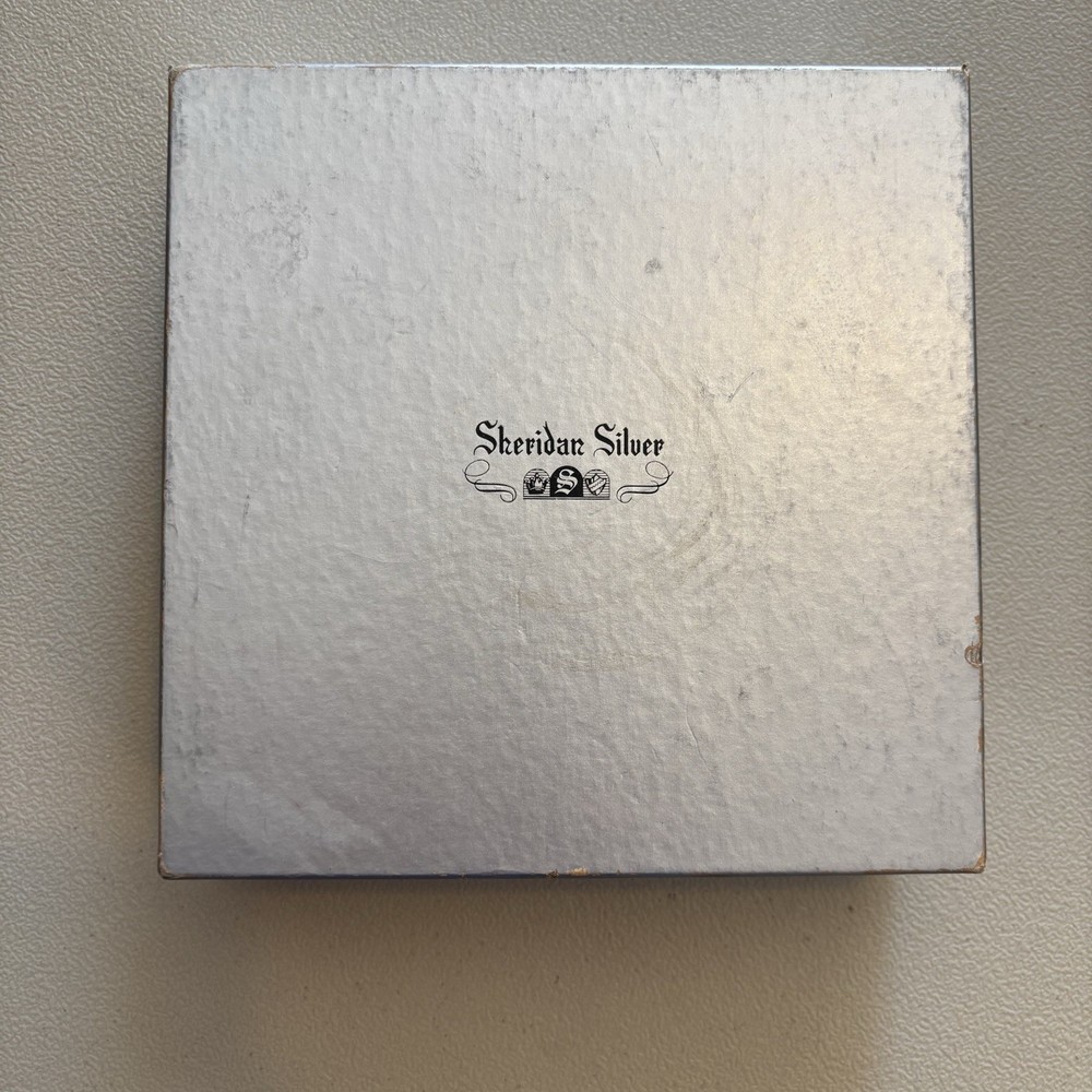 Sheridan Silver Electro-Plated Scalloped Edge Trinket Dish Set of 2 - (C1326B)