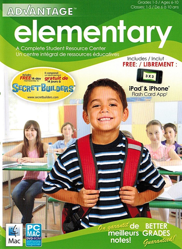 Advantage Elementary Complete Student Resource Center PC Windows Sealed Box