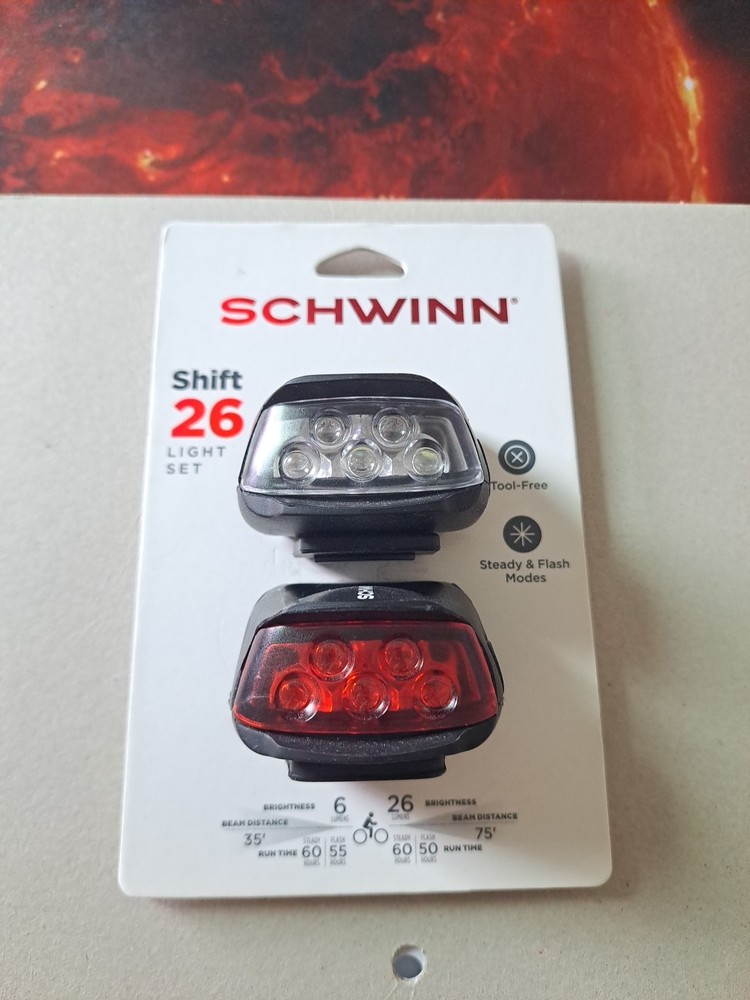 Schwinn Shift 26 Light Set For Bikes