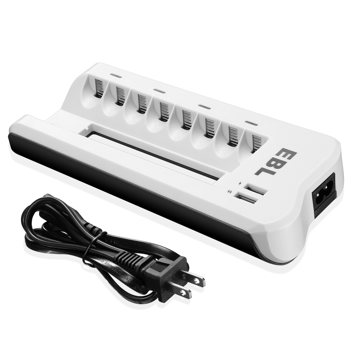 Lot EBL Rechargeable AA AAA Ni-MH Batteries 2300 2800mAh / Charger with Dual USB