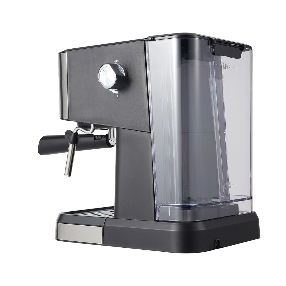 Small Drip Coffee Machine 1.5L, Semi-Automatic with Spoon & Tamper