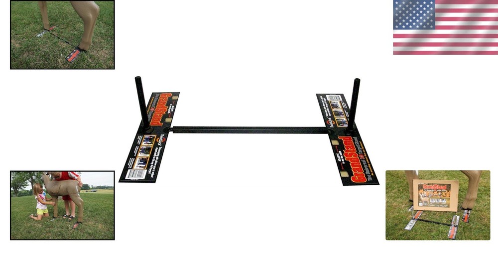 Durable 3D Archery Target Stand - Setup on Any Hard Surface, No Stakes Required