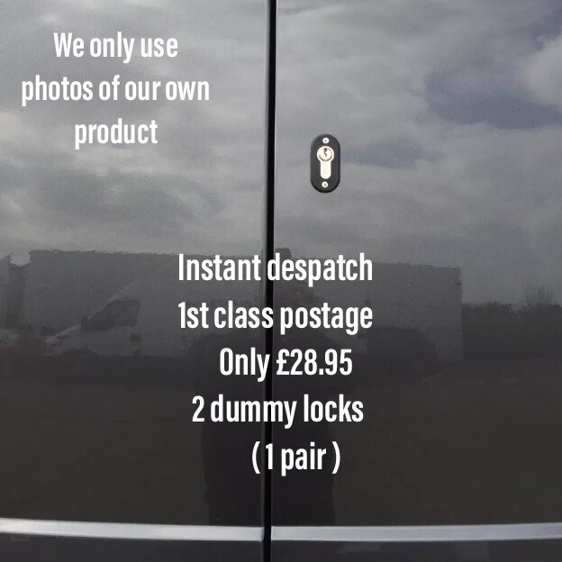 Renault Master Dummy Van Door Lock Security Lock Deadlock X2 Theft Deterrent