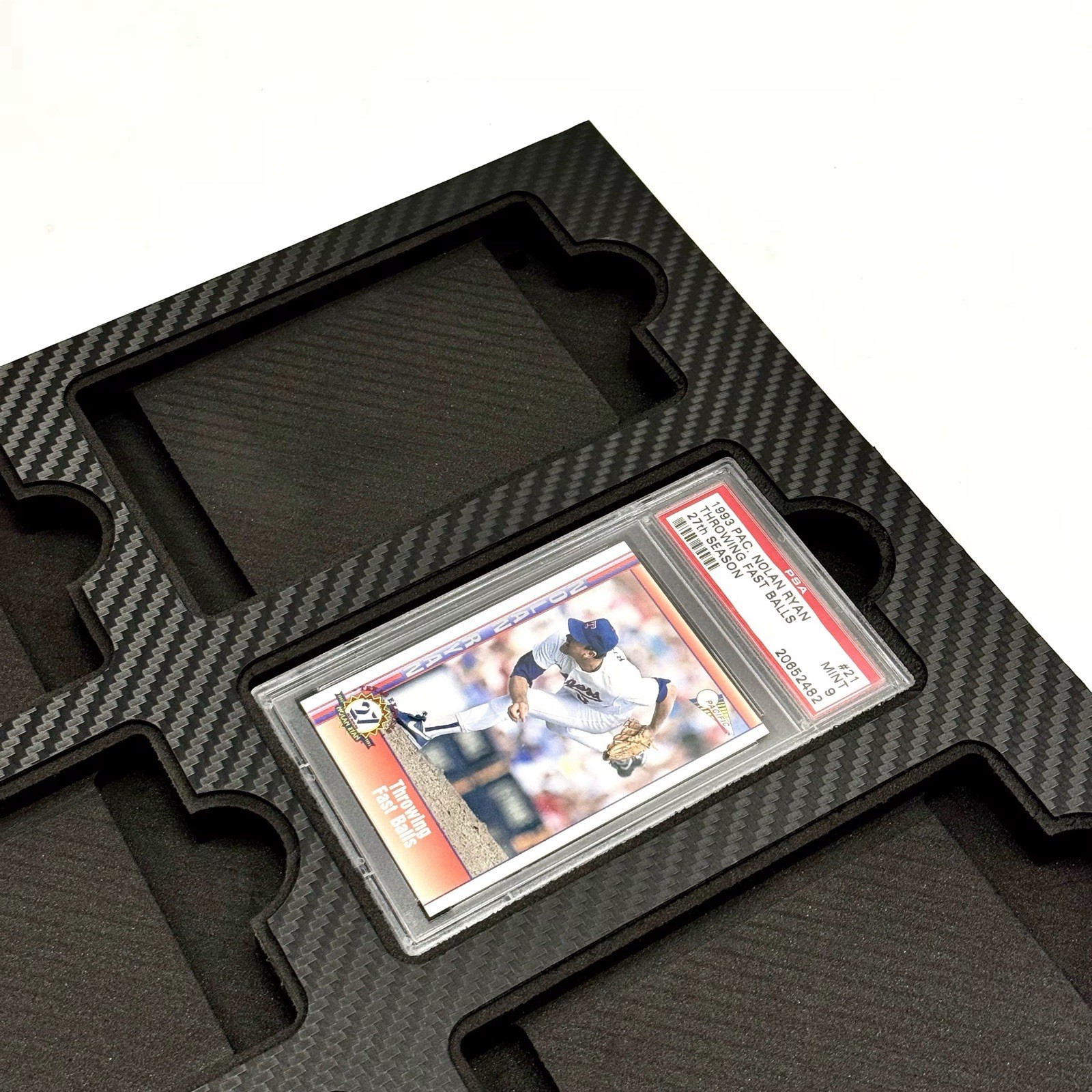 Graded Cards Wall Mount display Premium– Custom 9-Slab Frame | PSA / CGC