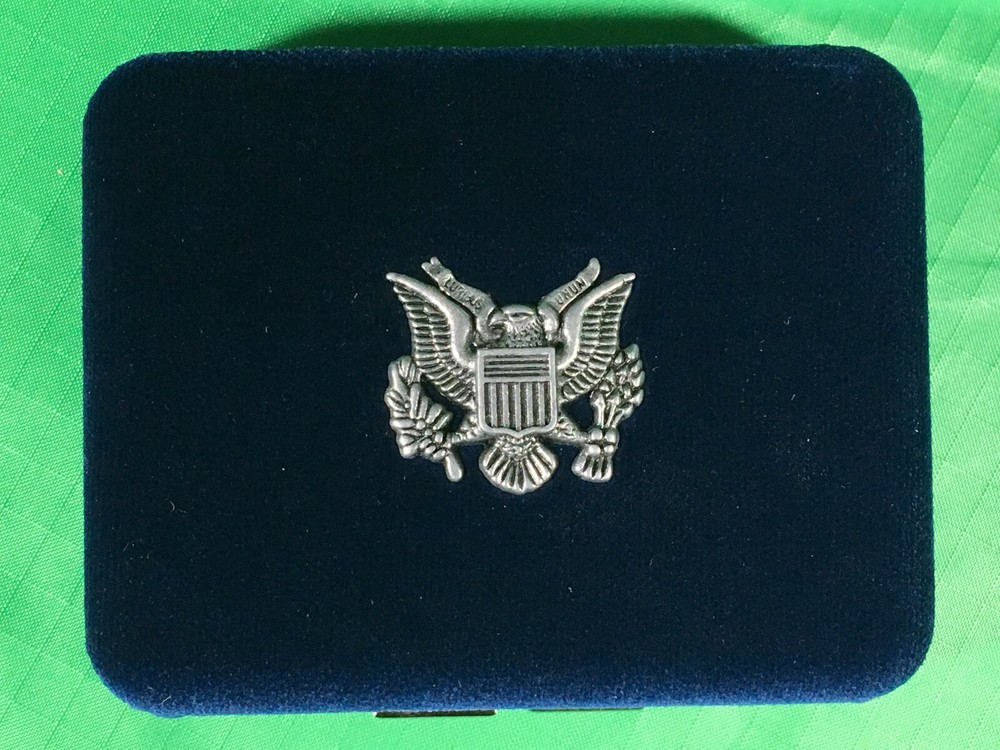 2018 W US Mint American Silver Eagle Proof Case, Box, COA - No Coin