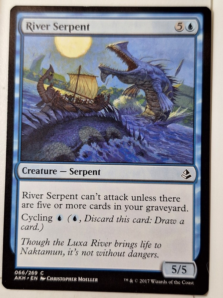 River Serpent - Amonkhet - Magic the Gathering MTG Nice!