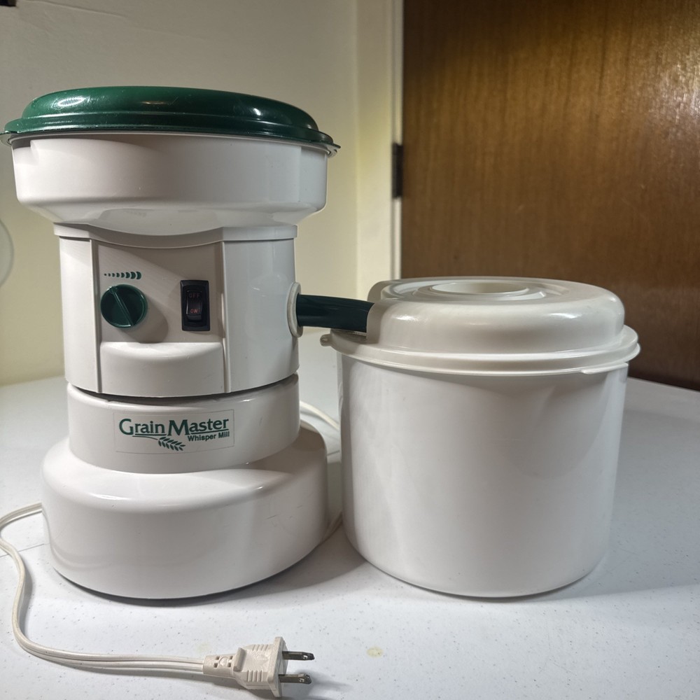 Grain Master Whisper Mill Model 2000 Wheat Grain Grinder