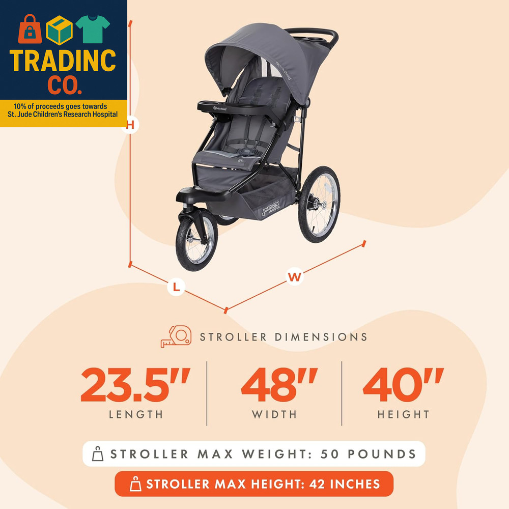 Journey Jogging Stroller, Stellar Grey