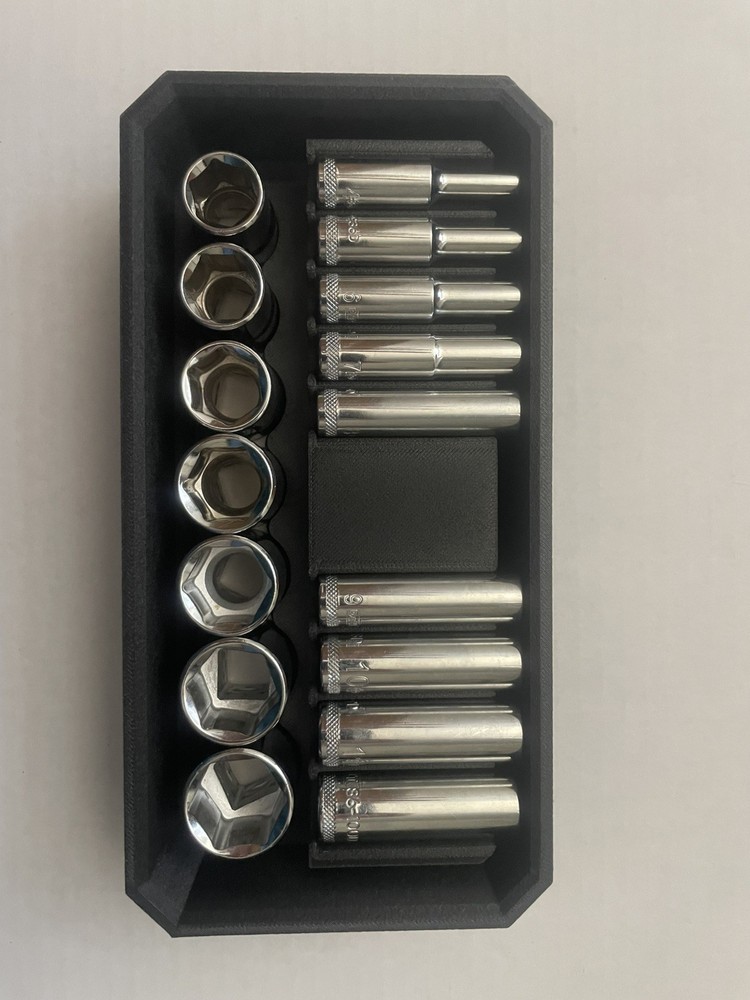 Compact PACKOUT Socket Organizer Tray Milwaukee Storage Expansion