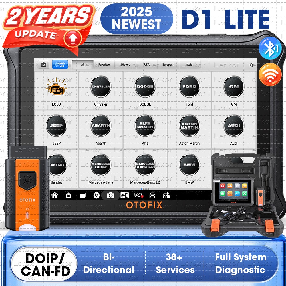 2025 OTOFIX D1 Lite Car Bidirectional Scanner Full System Diagnostic Coding Tool