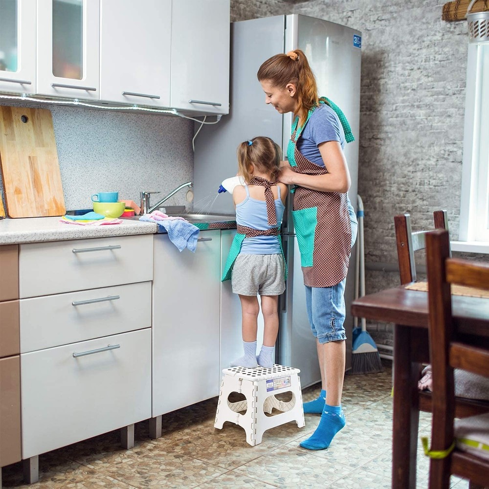 ACSTEP Folding Step Stool Portable Collapsible Plastic Step Stool 9 Inch Fold...