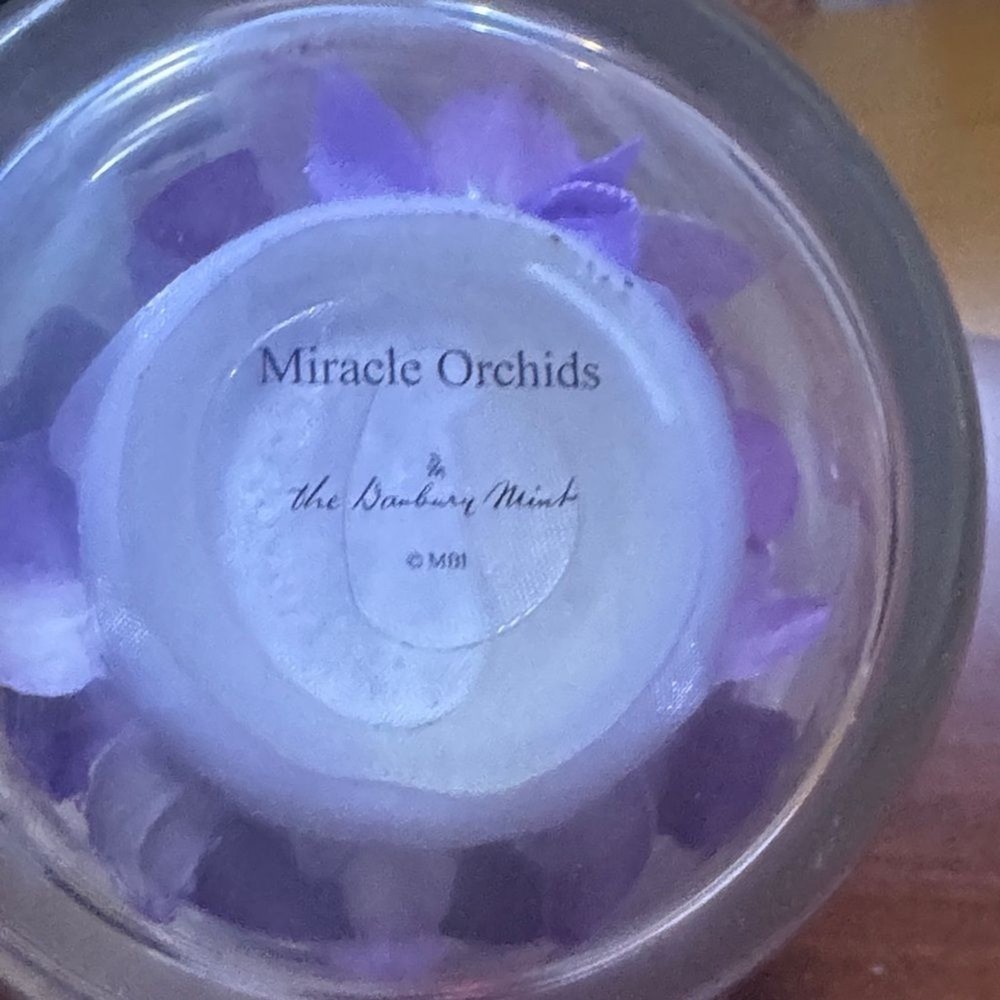 Danbury Mint Miracle Orchids