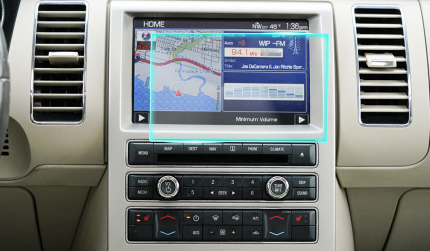 Crystal Clear Screen Protector for 2012 Ford Flex Vehicle Navigation