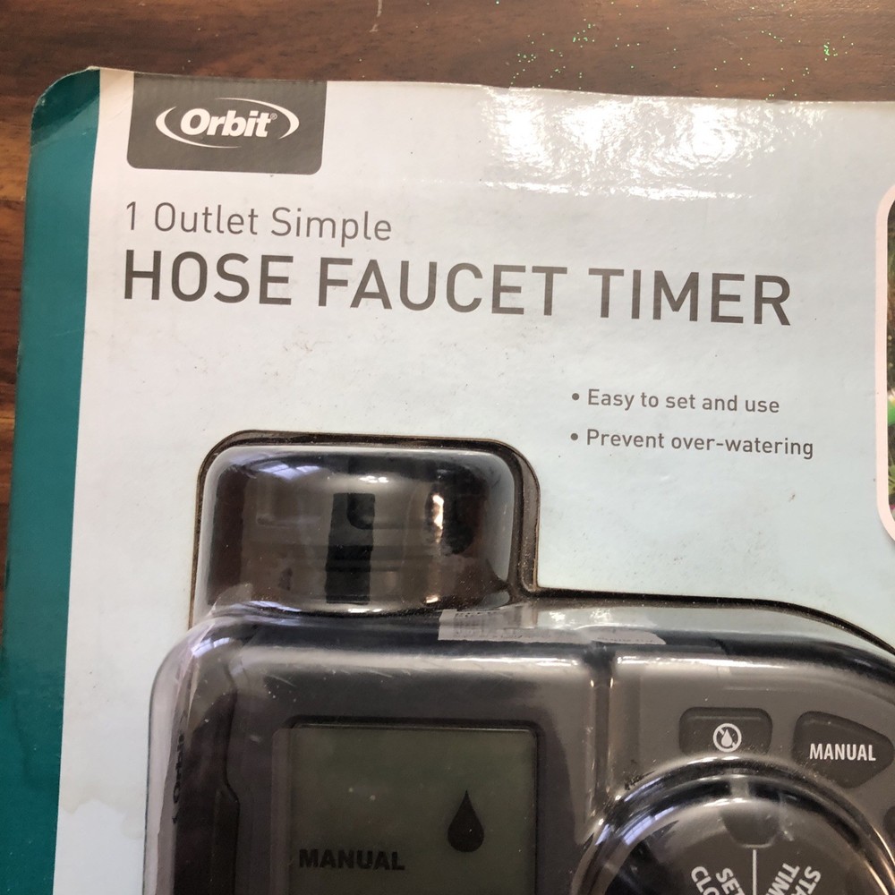 Orbit 1-Outlet Hose Faucet Timer Programmable Irrigation Conserve Water