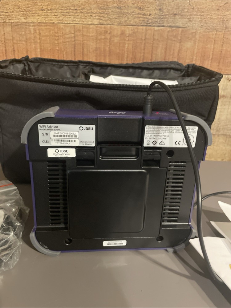 JDSU WFED-300AC WiFi Advisor Wireless LAN Analyzer