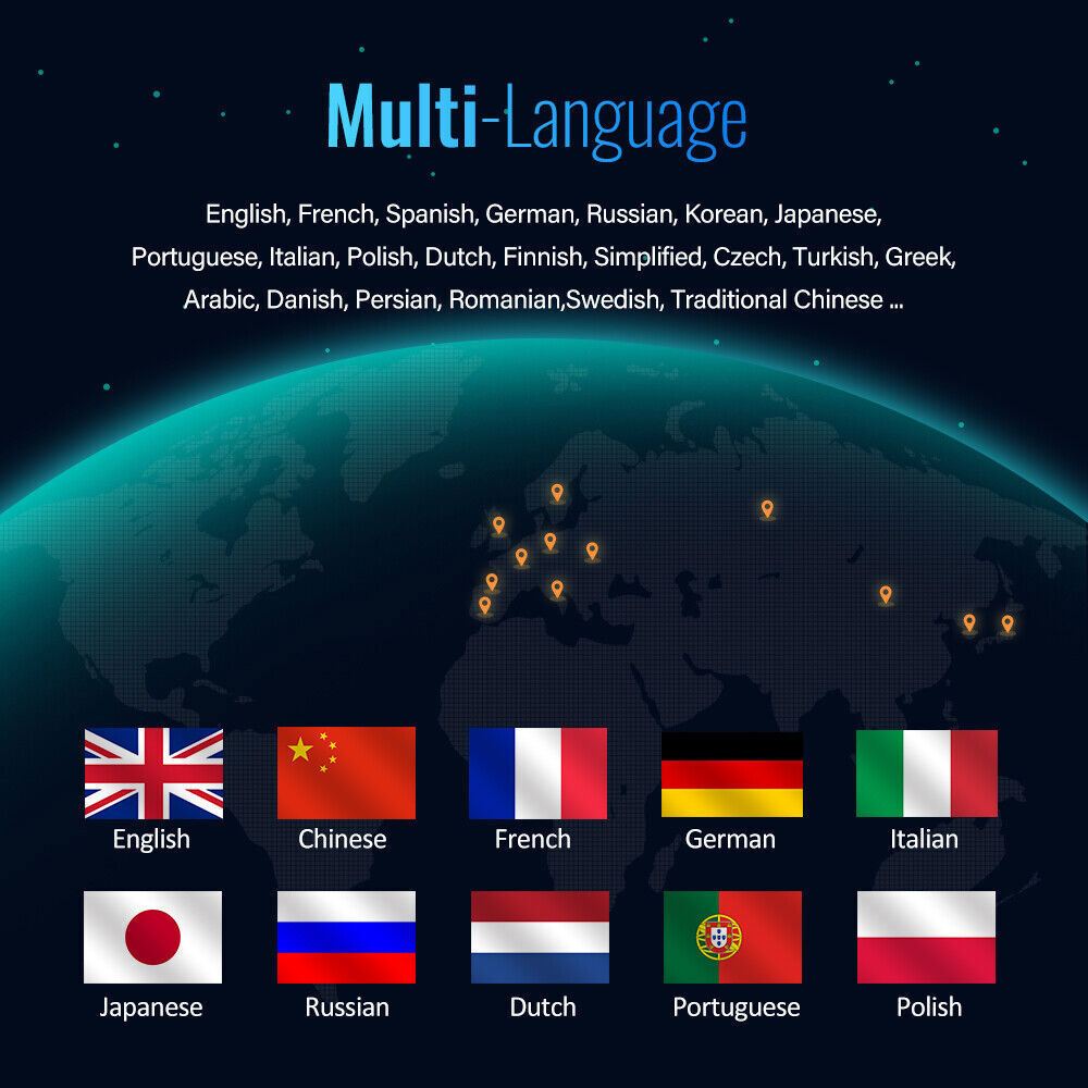 ANCEL OBD2 Scanner Bluetooth Bidirectional Diagnostic Tool 10inch Touch Screen