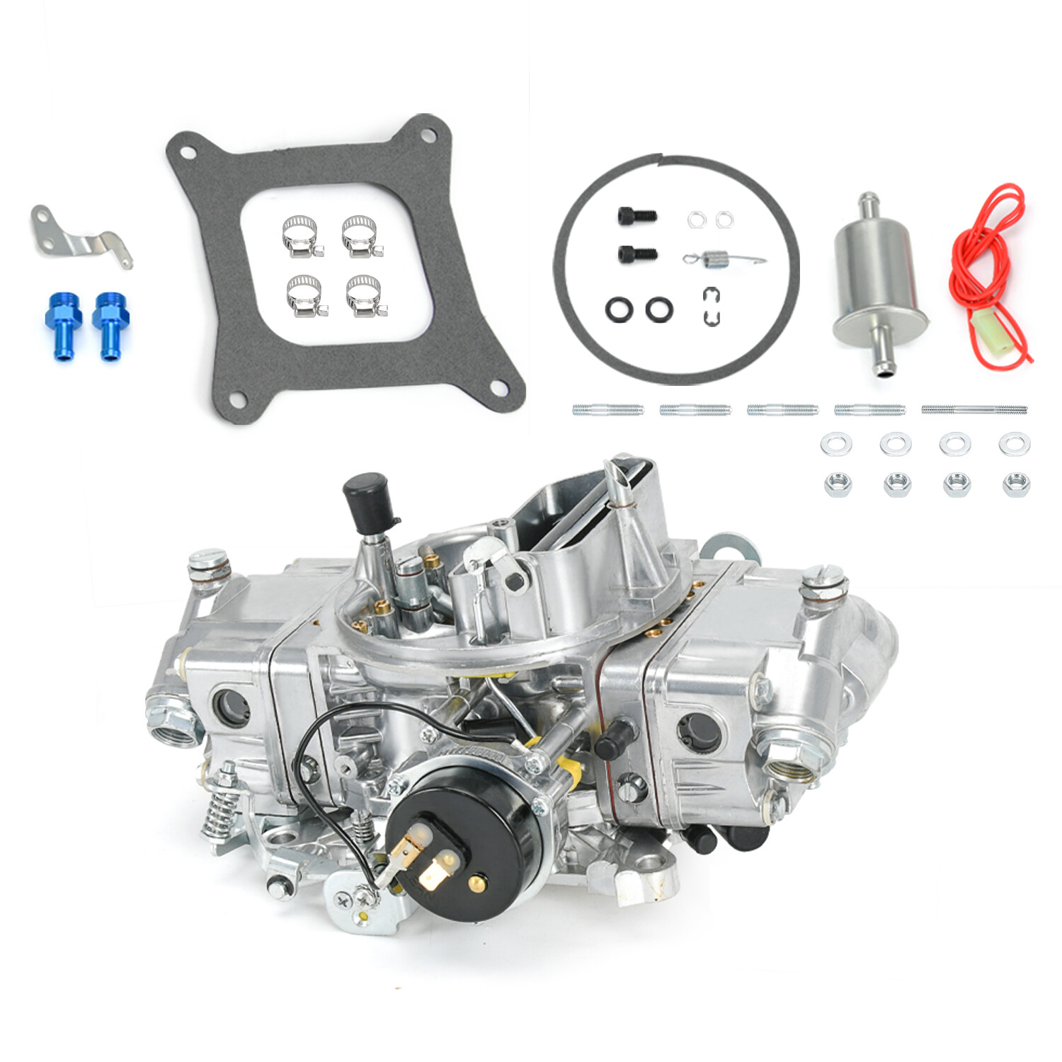 Carburetor For 4150 Holley Brawler 4 Barrel 650 CFM Double-Pumper Electric Choke