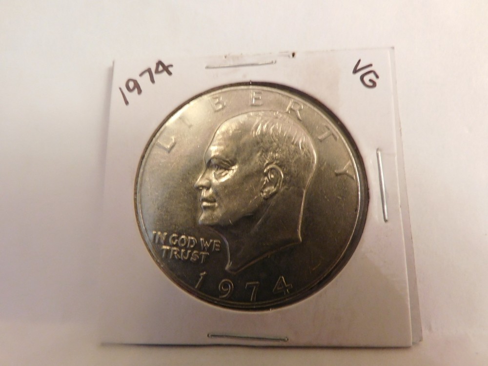 1974 Eisenhower Dollar-Clad
