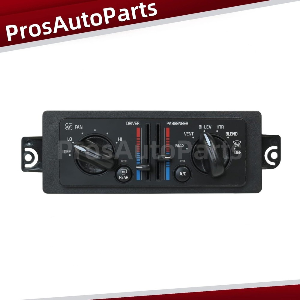 A/C Dual Climate Control Switch Panel Single Custom Fits for Buick Regal 97-04