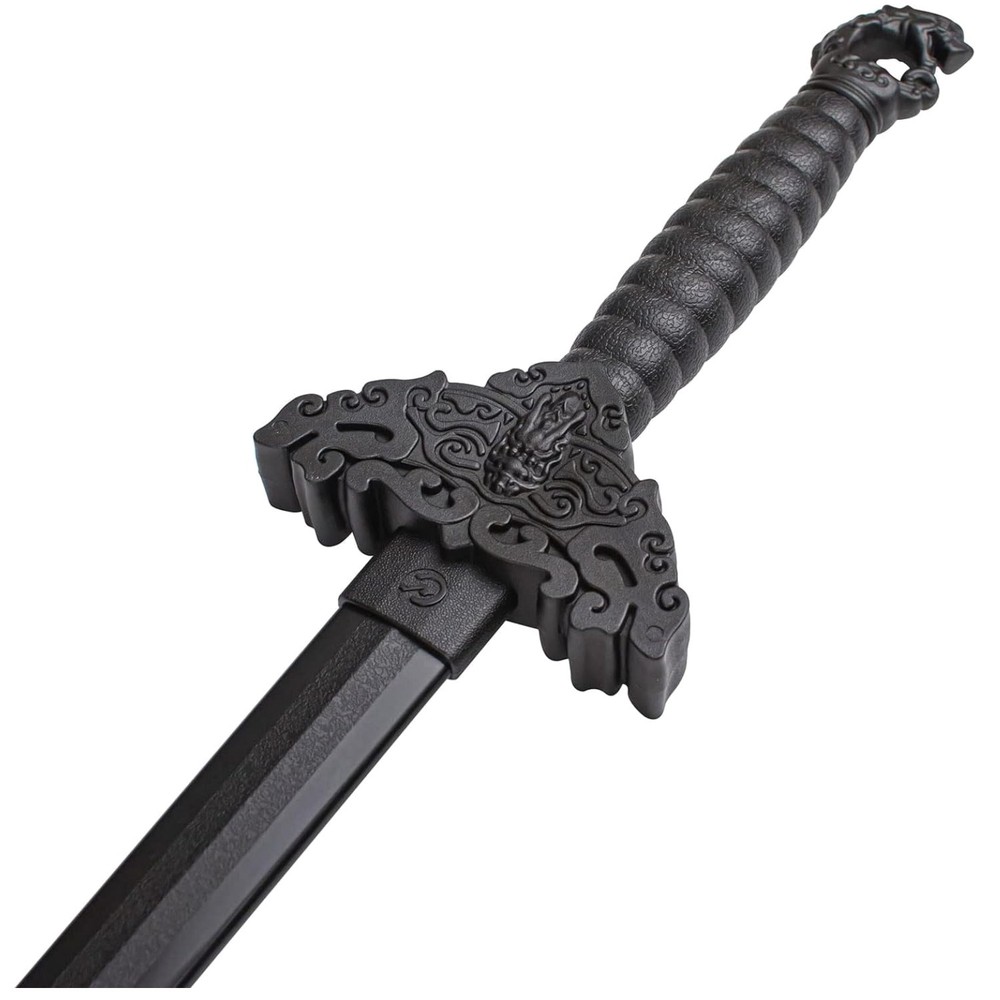 Versatile Black Polypropylene Training Sword