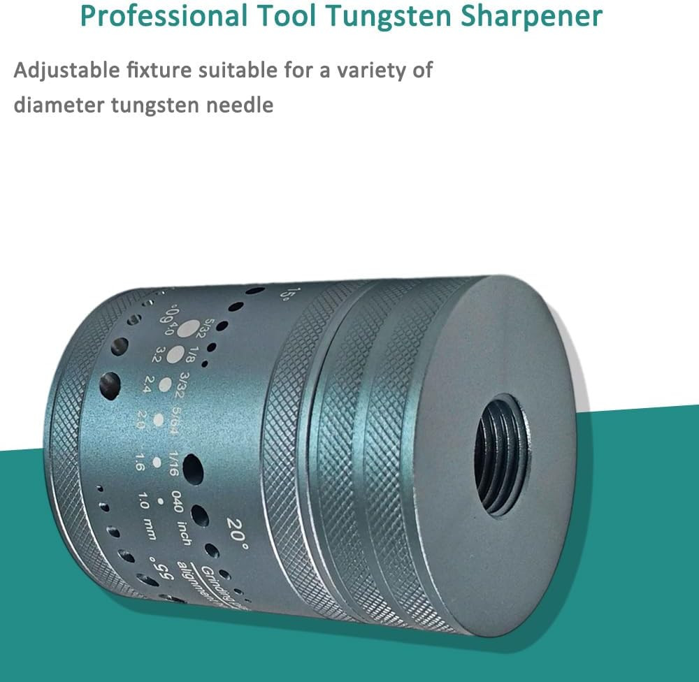 Professional Tungsten Electrode Sharpener Grinder Head for TIG Welding, Compatib