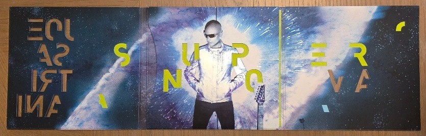 Joe Satriani Signed Autographed Shockwave Supernova CD case with CD