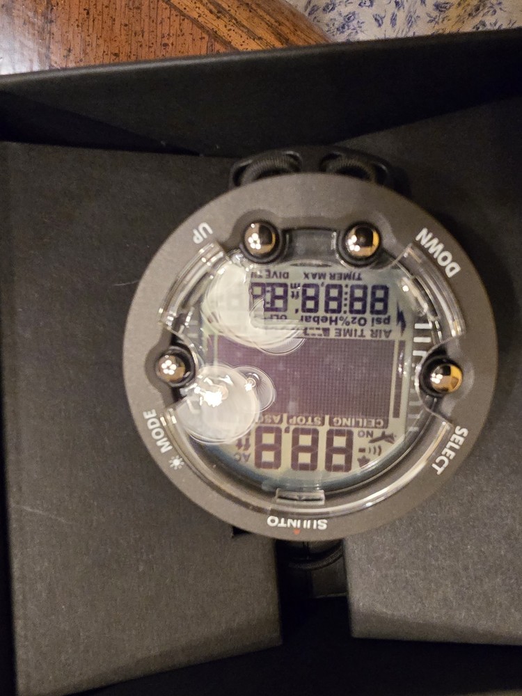 Suunto Vyper Nova Graphite Dive Computer with Bungee Mount