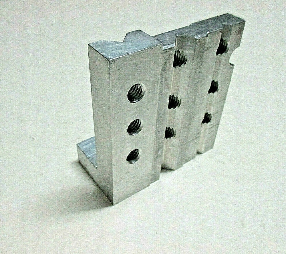 6 CUSTOM ALUMNIUM 90° SLIM ANGLE PLATES-SETUP, CLAMP, VISE,TABLE,COMPOUND ANGLE!