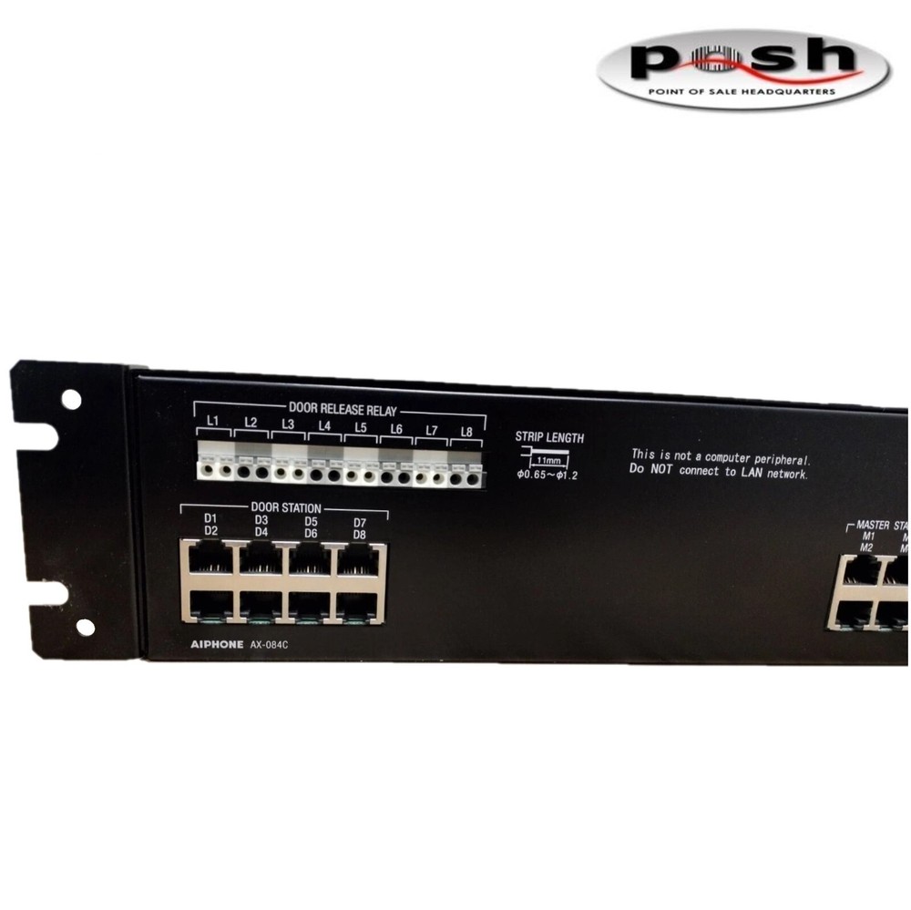NEW OPEN BOX - Aiphone AX-084C Central Exchange Unit Video Intercom System