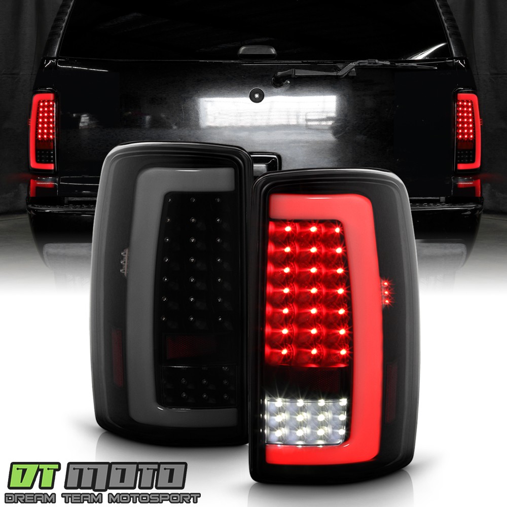 2000-2006 Chevy Suburban Tahoe GMC Yukon LED Tube Tail Lights Lamps Left+Right