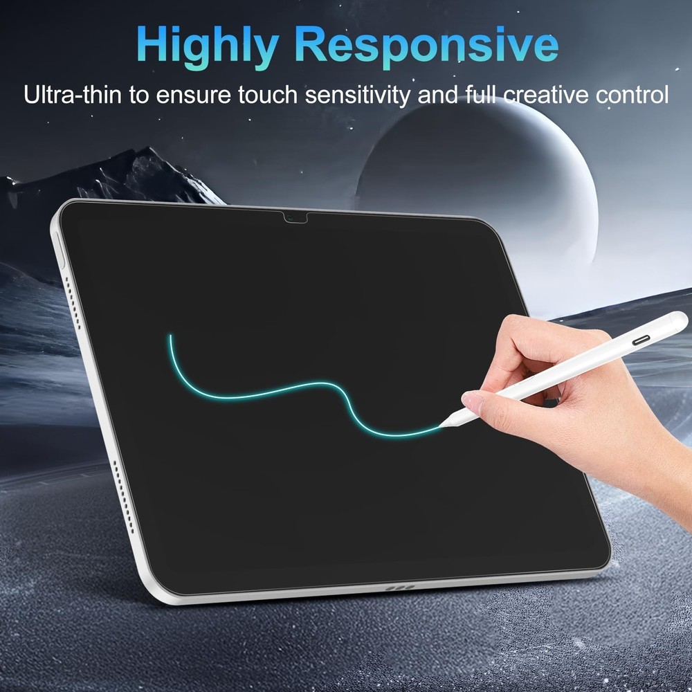 2 Pack, Screen Protector for iPad A16 11th/10th Generation (2025/2022 Model) ...