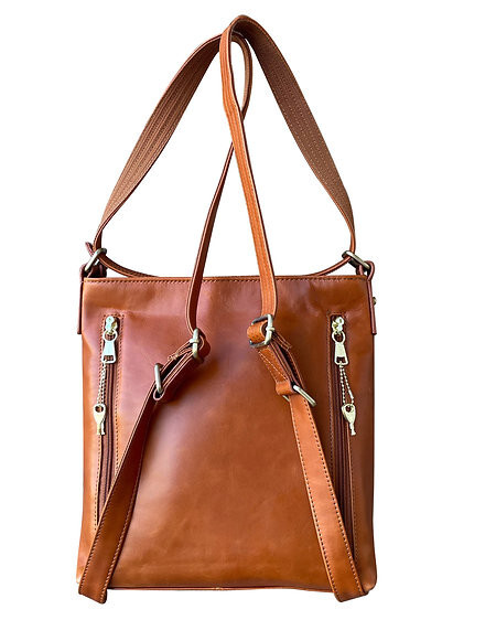Wax Leather Satchel/Backpack