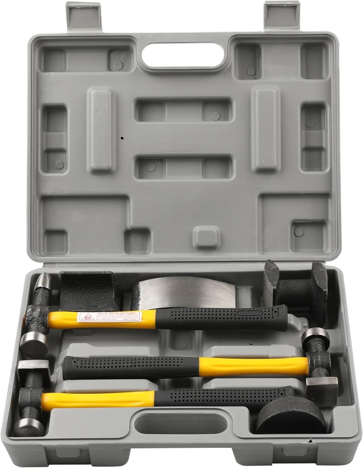 HFS(R) 7 PC Auto Body Fender Repair Tool Hammer & Dolly Set