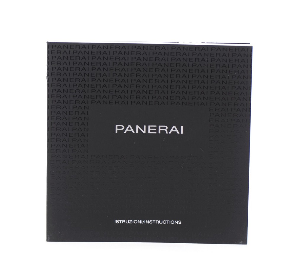 Panerai Luminor Instructions Booklet Manual