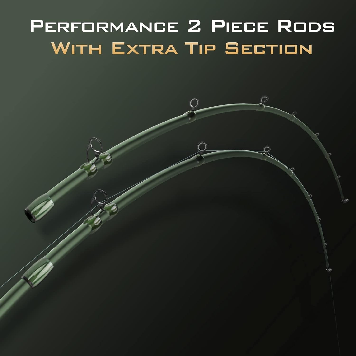 KastKing Spartacus II Fishing Rods - IM6 Graphite Blanks Casting & Spinning Rods