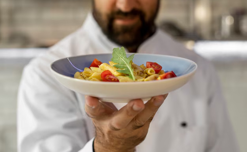 Tytroy Adjustable 9-Inch White Paper Tall Chef Hat, 10 Pack