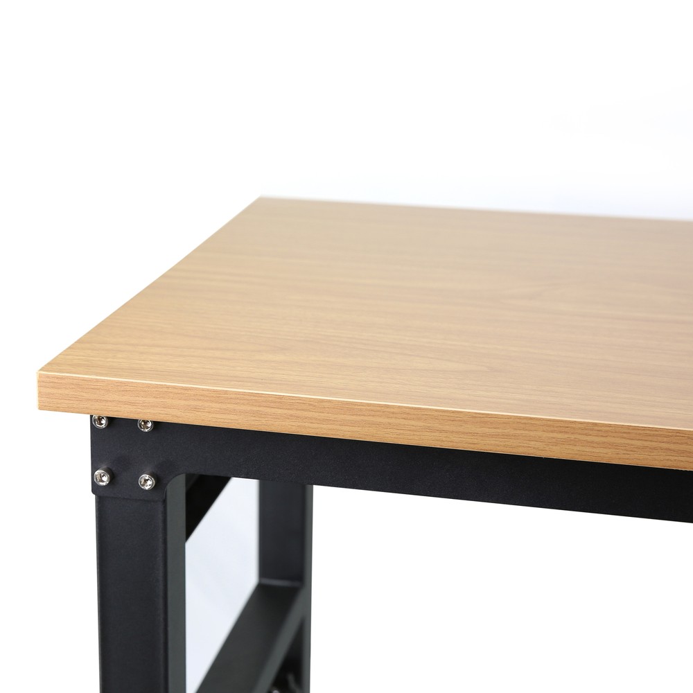 72" ×24'' Adjustable Workbench Rolling Heavy-Duty Worktable with Power Outlet