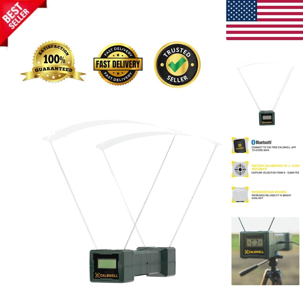 Large LCD Ballistic Chronograph with Bluetooth - Ideal for Range Shooting