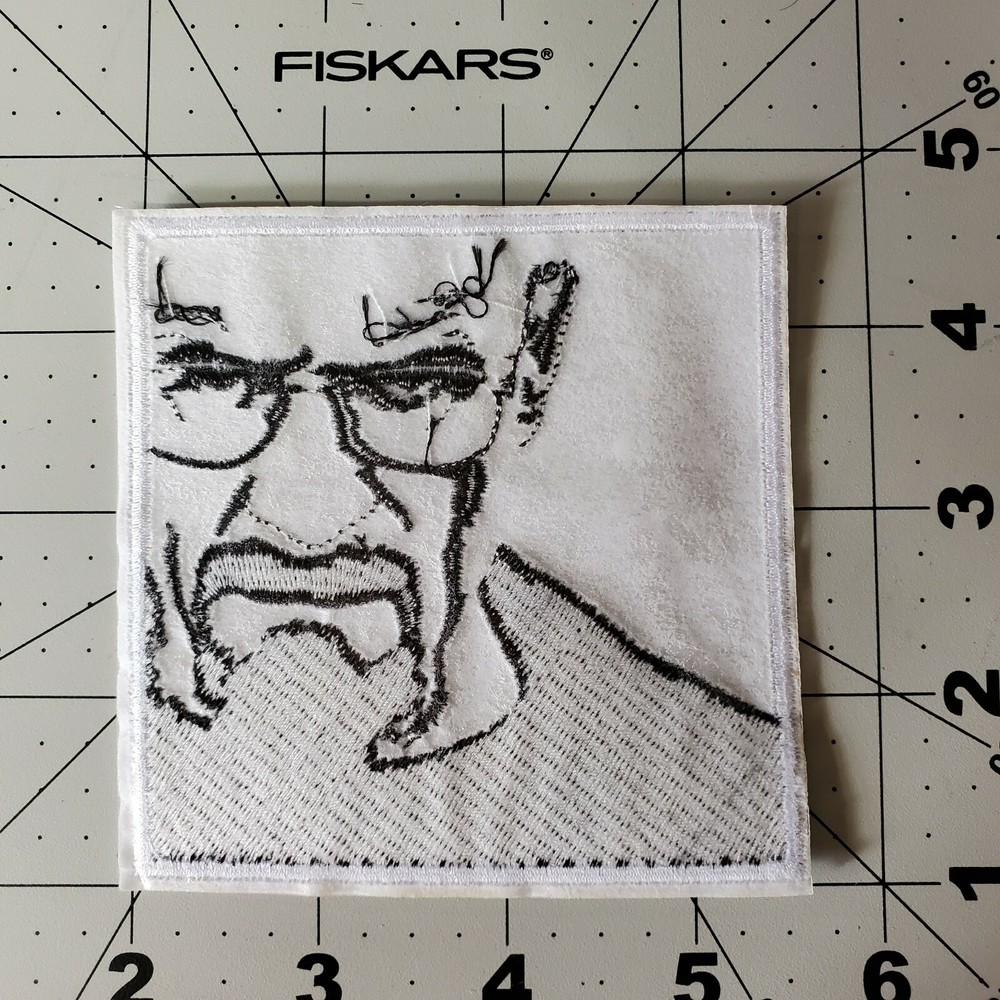 Breaking Bad Walter White Face Square Patch 3 1/2 inches wide